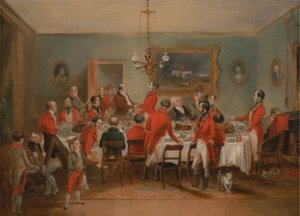 Vrijgezellenzaal: Het Jachtontbijt door Francis Calcraft Turner