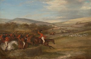 De Berkeley Hunt, 1842: Volle vaart door Francis Calcraft Turner