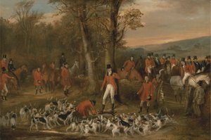 De Berkeley Hunt, 1842: De dood door Francis Calcraft Turner