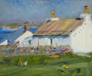 Crofts, Iona door Francis Campbell Boileau Cadell