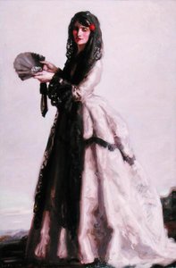 Spaanse Dame door Francis Campbell Boileau Cadell