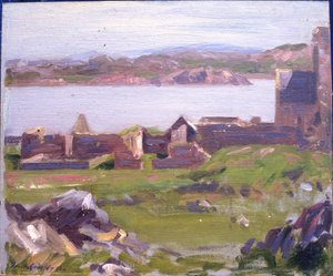 De Ruïnes van de Abdij van Iona door Francis Campbell Boileau Cadell