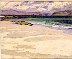 Het witte strand, Iona