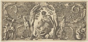 Horen Auditus, uit Quinque Sensuum Five Senses