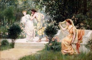 De Verboden Kus door Francis Coates Jones