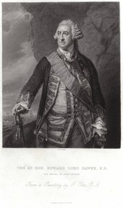 Portret van Edward, Lord Hawke door Francis Cotes