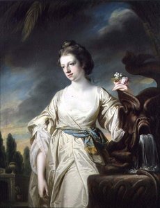 Portret van Mevrouw Richard Miles door Francis Cotes