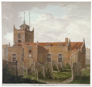 Kerk van St. Paul, Shadwell, Londen door Francis Danby
