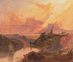 De Avon Kloof bij Zonsondergang door Francis Danby