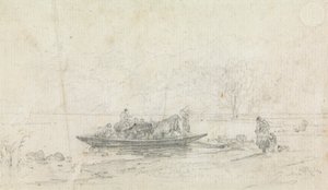 De veerboot door Francis Danby