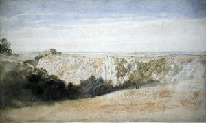 Uitzicht nabij de Cheddar Gorge