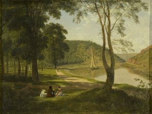 Uitzicht op Avon Gorge door Francis Danby