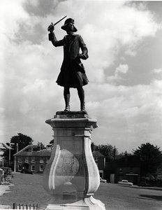 Standbeeld van generaal-majoor James Wolfe (1727-59) door Francis Derwent Wood