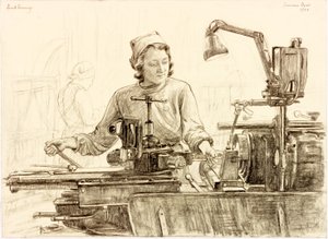 Hoofd draaien door Francis Dodd
