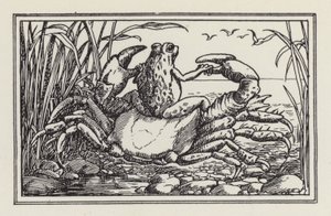 Een ander boek met verzen voor kinderen: Krab en kikker (litho)