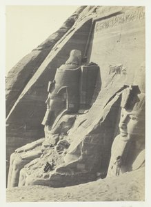 Abou Simbel, Nubië, 1857 door Francis Frith