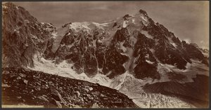Aiguille du Midi: Mont Blanc door Francis Frith