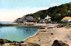 Babbacombe baai, Torquay, Devon, 20e eeuw