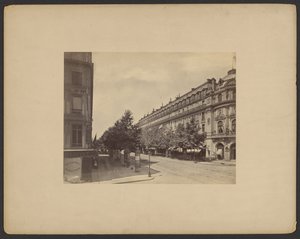 Boulevard des Capucines, hoek van Rue Louis le Grand, Parijs door Francis Frith