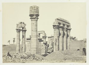 Tempel van Cleopatra in Erment, nabij Thebe, 1857
