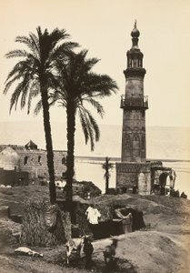 "Egypte en Palestina": uitzicht op Girgeh, Opper-Egypte