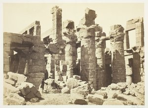 Zaal van Zuilen, 1857. door Francis Frith