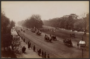 Hyde Park, De Rij door Francis Frith