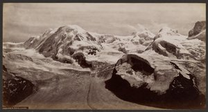 Monta Rosa en Lyskamm door Francis Frith