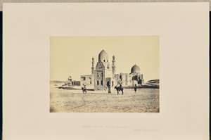 Moskee van de Sultan Barkook, Oostelijke Begraafplaats, Caïro door Francis Frith