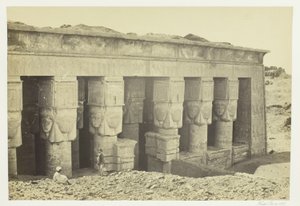 Portiek van de Tempel van Dendera