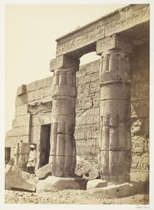 Portiek van de Tempel van Goorneh, 1858-62