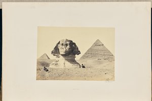 Sfinx door Francis Frith