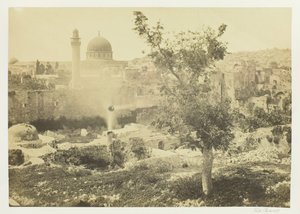 De moskee van Omar, Jeruzalem, 1857