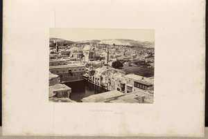 Het zwembad van Hizkia, Jeruzalem door Francis Frith