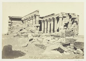 De tempel van Maharaka, Nubië, 1857