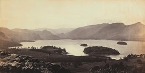Het meer bij Derwentwater in Groot-Brittannië door Francis Frith