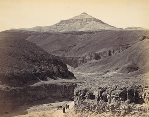 Vallei der Koningen, Thebe door Francis Frith