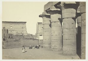 Uitzicht op Luxor, 1857