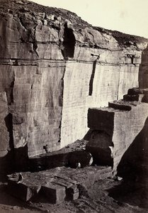 Uitzicht op de siliciumgroeven in Egypte