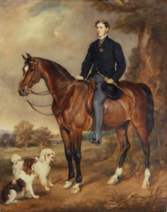 Een Ruiterportret van Seymour Sydney Hyde 6e Graaf van Harrington