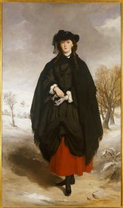 Portret van Daisy Grant, de dochter van de kunstenaar