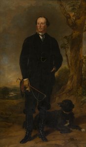 Portret van Orlando George Charles, 3e Graaf van Bradford, ca. 1839-78 door Francis Grant