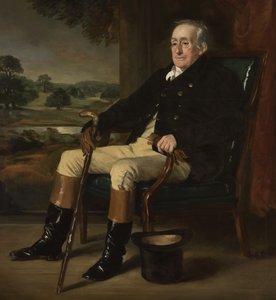 Portret van William Henry Cavendish-Bentinck-Scott, 4e Hertog van Portland, 1852 door Francis Grant