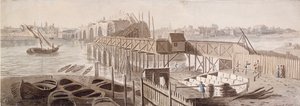 Bouw van de Blackfriars-brug