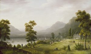 Carters Tavern aan het hoofd van Lake George, 1817-18