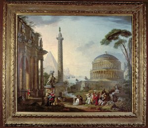 Het offer van Iphigenia door Francis Harding