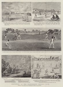 Eeuwfeest van de Marylebone Cricket Club door Francis Hayman