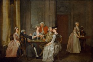 Quadrille spelen, 1740-50