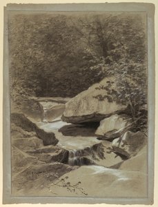 Een bergstroom door Francis Hopkinson Smith