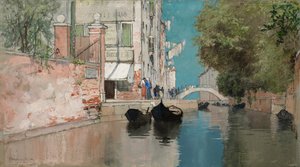 Op weg naar de openbare tuin door Francis Hopkinson Smith